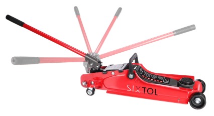 Görgős alacsony profilú hidraulikus emelő 2,5t SX JACK 2,5T 360