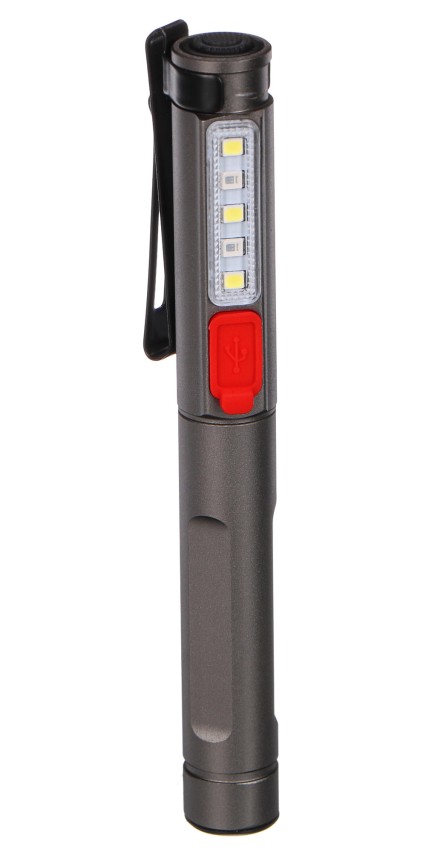 Multifunkciós zseblámpa LAMP PEN UV 2, 150 lm, COB LED, USB