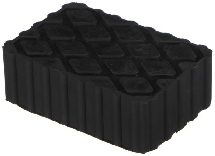 Gumi alátét gépkocsi emelőhöz JACK PAD 17, 120x80x40 mm