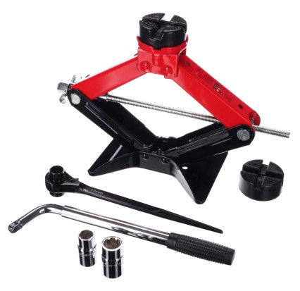 Racsnis ollós emelő SX SCISSOR JACK WIDE PAD 2,5T