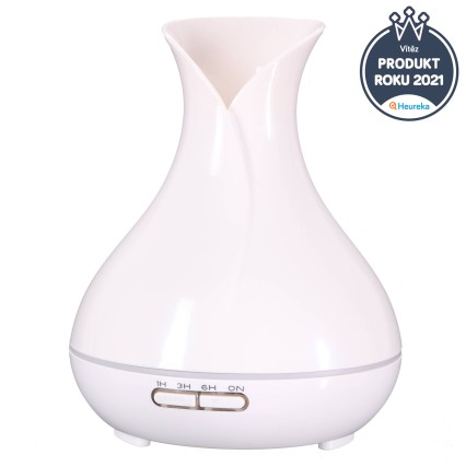 Aroma diffúzer Vulcan fényes fehér 350 ml