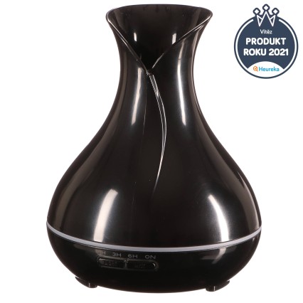 Aroma diffúzer Vulcan fényes fekete 350 ml