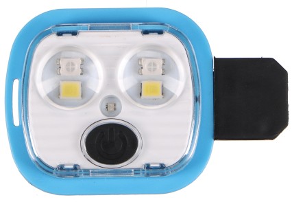 Csere LED lámpa sapkához/fejpánthoz B-HAT LED LIGHT 2, piros/kék