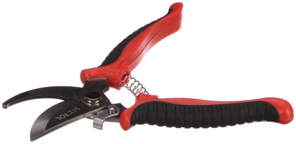 Kerti metszőolló, 190 mm hosszú, ergonomikus nyéllel
