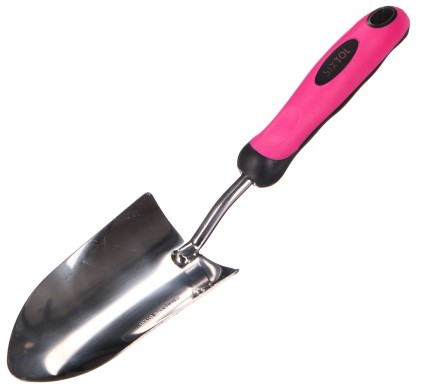 Kerti lapát GARDEN PINK ONE, rozsdamentes, 33 cm