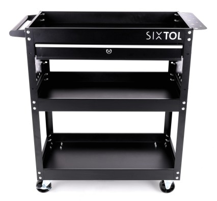 Műhelykocsi szerszámokhoz MECHANIC TROLLEY ROGER DRAWER, 3 polc + 1 fiók