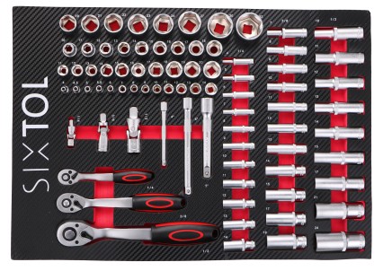 Szerszámos modul műhelykocsihoz MECHANIC TOOL TRAY 1, 80 db