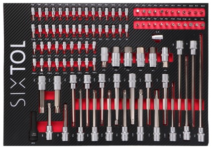 Szerszámos modul műhelykocsihoz MECHANIC TOOL TRAY 2, 102 db
