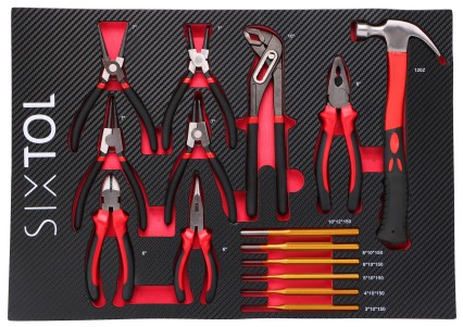 Szerszámos modul műhelykocsihoz MECHANIC TOOL TRAY 4, 15 db