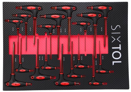 Szerszámos modul műhelykocsihoz MECHANIC TOOL TRAY 5, 18 db