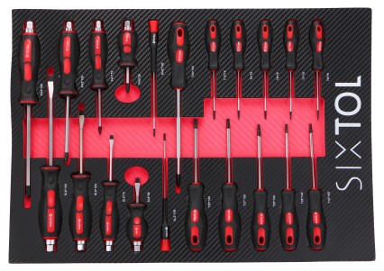 Szerszámmodul műhelykocsihoz MECHANIC TOOL TRAY 8, 21 db