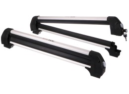 Tetőre szerelhető sí-, snowboard- és wakeboard-tartó zárral ROOF SKI, 76 cm, teherbírás 35 kg
