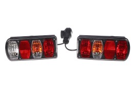 Lámpaszett kábellel és 13 tűs csatlakozóval az E-BIKE PREMIUM kerékpárszállítóhoz - pótalkatrész