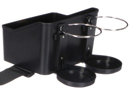 AUTÓTÁROLÁS 2 kartámaszos autós pohártartó/rendszerező