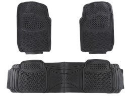 Univerzális gumi autószőnyegek CAR MAT UNI SET 2, komplett, 3 db.