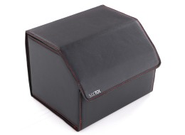 Autós csomagtartó-rendező CAR COMPACT LEATHER M, 1 rekeszes, összecsukható, fedéllel