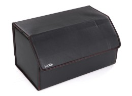 Autó csomagtartó organizátor CAR COMPACT LEATHER L, 2 rekesz, összecsukható, fedéllel