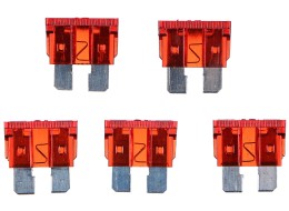 Autós lapos biztosíték készlet MECHANIC FUSE SET 10A, 100 db