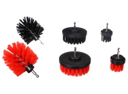 Fúrógép kefekészlet autó tisztításához CAR DETAILING DRILL BRUSH 6, 6 db