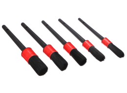Puha precíziós ecsetkészlet autó tisztításához CAR DETAILING BRUSH 5 SOFT, 5 db