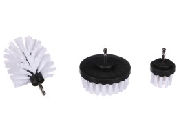Fúrógépes kefekészlet autó tisztításához CAR DETAILING DRILL BRUSH 3 SOFT, 3 db