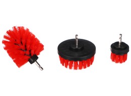 Fúróhoz való autótisztító kefe készlet CAR DETAILING DRILL BRUSH 3 MEDIUM, 3 db