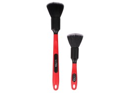 Precíziós autótisztító kefék ergonómikus nyéllel CAR DETAILING BRUSH 2 PRO, 2 db