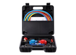 Nyomás- és tömörségmérő készlet autóklímához MECHANIC AC TESTER 1