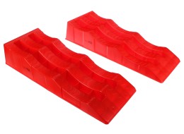 Autófelhajtórámpák MECHANIC CAR RAMP 5T, 2 db, piros