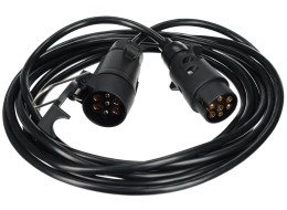Hosszabbító 7 tűs kábel - aljzat+dugó TRAILER CABLE 7, 12V, 5m