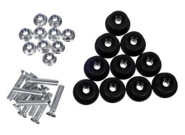 Horgok és csavarok készlet háló/ponyva rögzítéséhez TRAILER HOOK SET 2, 10 db