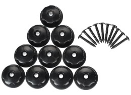 Csavarokkal ellátott horgok készlete háló/ponyva rögzítéséhez utánfutóra TRAILER HOOK SET 3, 10 db