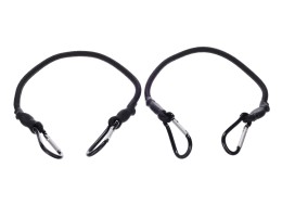Gumi rögzítő pántok/gumipántok CARGO CORD CARABINER 50, 50 cm, 2 db