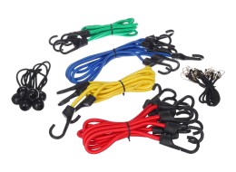 Gumi rögzítő pántok/gumikötél készlet CARGO CORD SET 26, 26 db