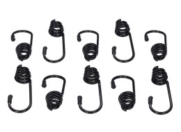 Horgok rögzítő hevederekhez/gumikötelekhez CARGO CORD, egyszeres, 10 db - pótalkatrész