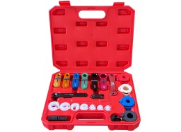 Üzemanyag- és klímarendszer csatlakozó-leszedő készlet MECHANIC AC SET 1, 22 db