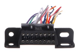 OBD-II aljzat 16 tűvel, lezárva 10 cm-es összekötő kábelekkel MECHANIC CABLE 25
