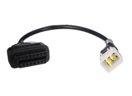 OBD-II 6 tűs adapter motorkerékpárhoz Delphi MECHANIC CABLE 12
