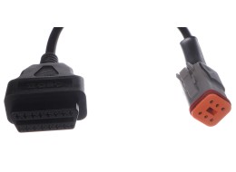 OBD-II 6 tűs adapter Harley-Davidson motorkerékpárhoz MECHANIKAI KÁBEL 21