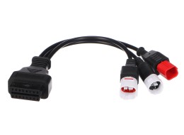 OBD-II 3-tűs/4-tűs/6-tűs adapter Yamaha és Honda motorkerékpárokhoz MECHANIC CABLE 23