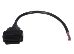 OBD-II hosszabbítókábel aljzattal, 16 tűs, 30 cm-es kábelekkel, MECHANIC CABLE 27