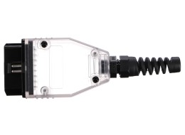 OBD-II csatlakozó 16 tűvel saját kábel szereléséhez MECHANIC CABLE 30, átlátszó
