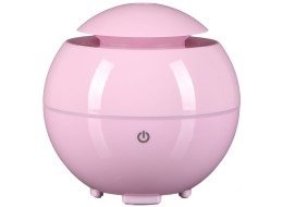 Aroma diffúzor Globe rózsaszín fényes 150 ml