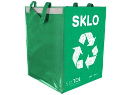Szelektív hulladékgyűjtő zsák SORT EASY GLASS, 30x30x40cm, 36l