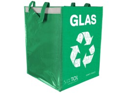 Szelektív hulladékgyűjtő zsák SORT EASY GLAS DE, 30x30x40cm, 36l