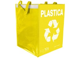 Szelektív hulladékgyűjtő táska SORT EASY PLASTICA IT, 30x30x40cm, 36l