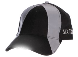 Reflexes ellenzős sapka LED világítással B-CAP SAFETY 25 lm, tölthető, USB, egy méret, fekete