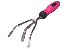 Kézi kultivátor GARDEN PINK ONE, rozsdamentes, 28 cm