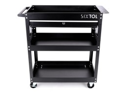 Műhelykocsi szerszámokhoz MECHANIC TROLLEY ROGER DRAWER, 3 polc + 1 fiók
