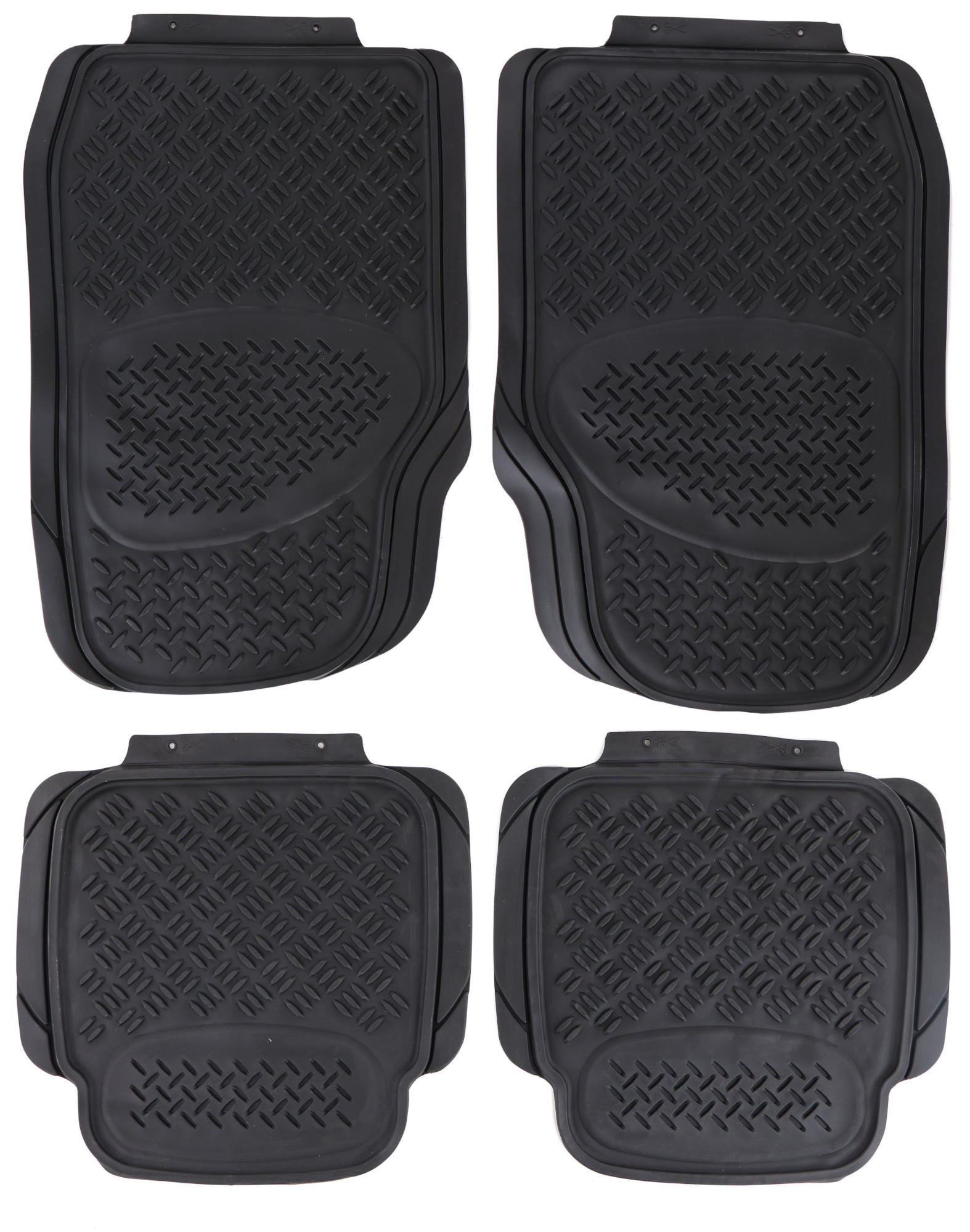 Univerzális gumiszőnyegek autóba CAR MAT UNI SET 3, készlet, 4 db